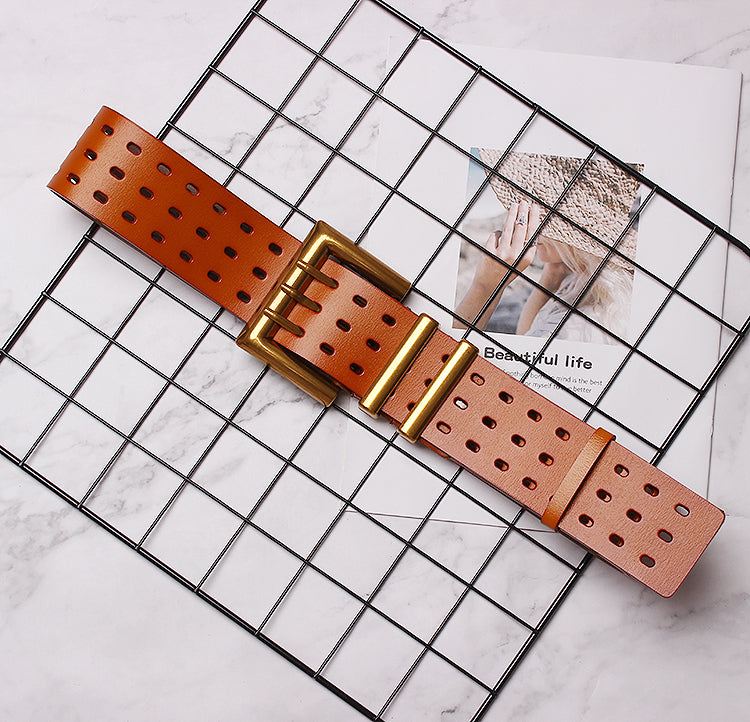 Vintage Double-Buckle Wide Belt product image 18