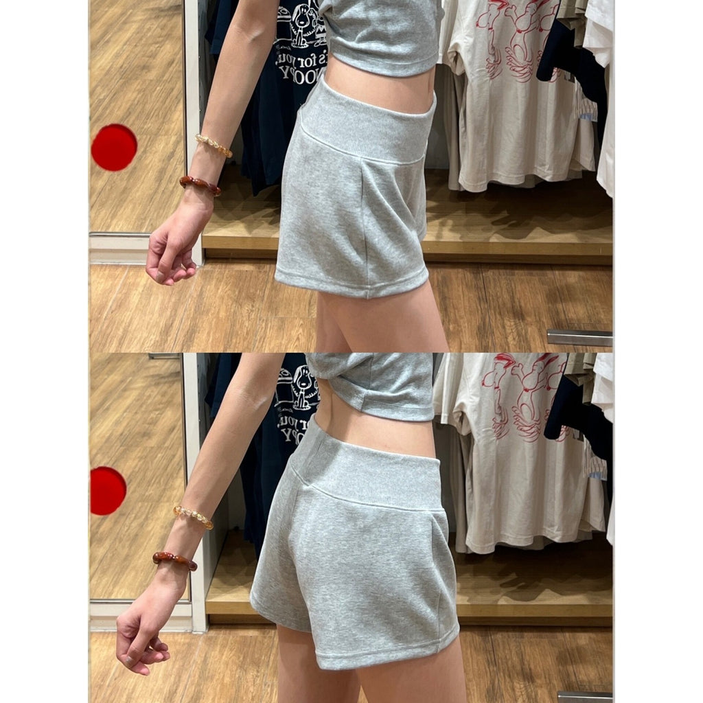 High-Waist Bodycon Shorts