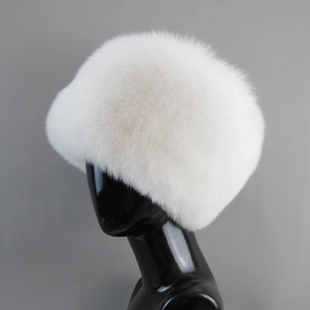 Genuine Fox-Fur Bomber Hat