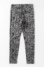 Green Leopard-Print Active Leggings - view 15