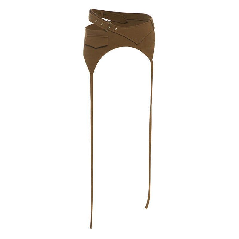 Asymmetric Cinched-Waist Top