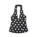 Polka-Dot Bow Halter Top