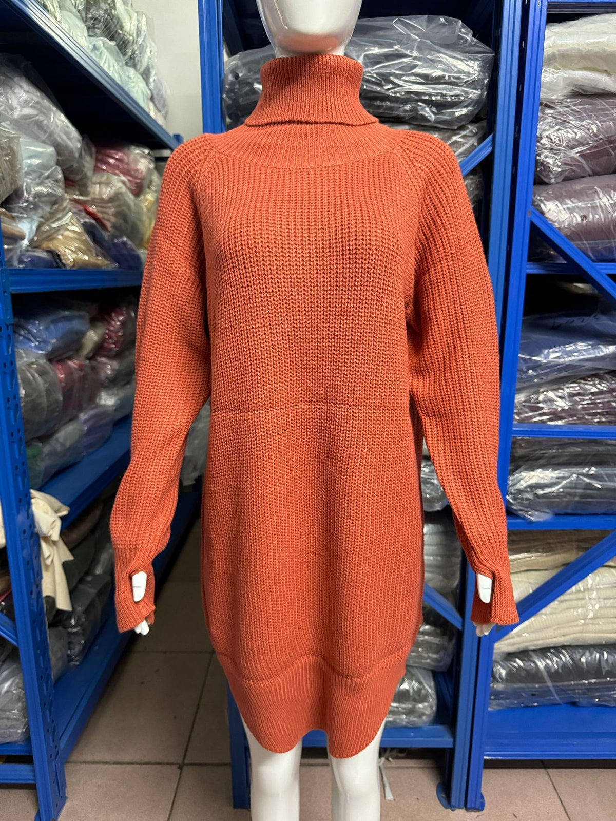 Cutout High-Neck Knit Dress — product image 23