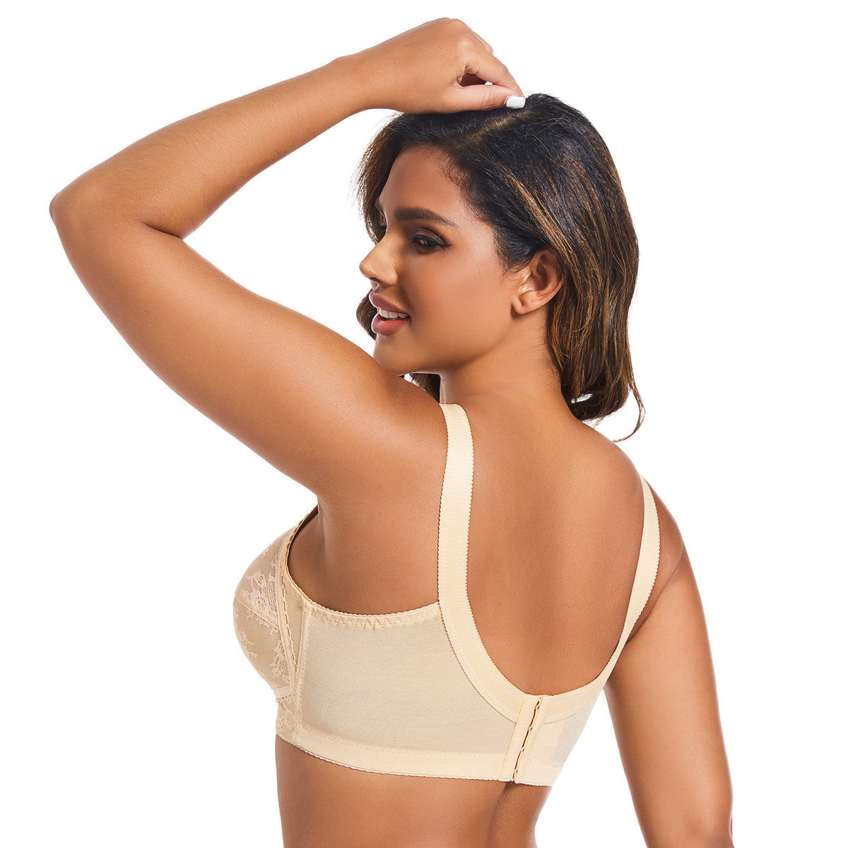 Sheer Lace Wire-Free Plus-Size Bra - view 4