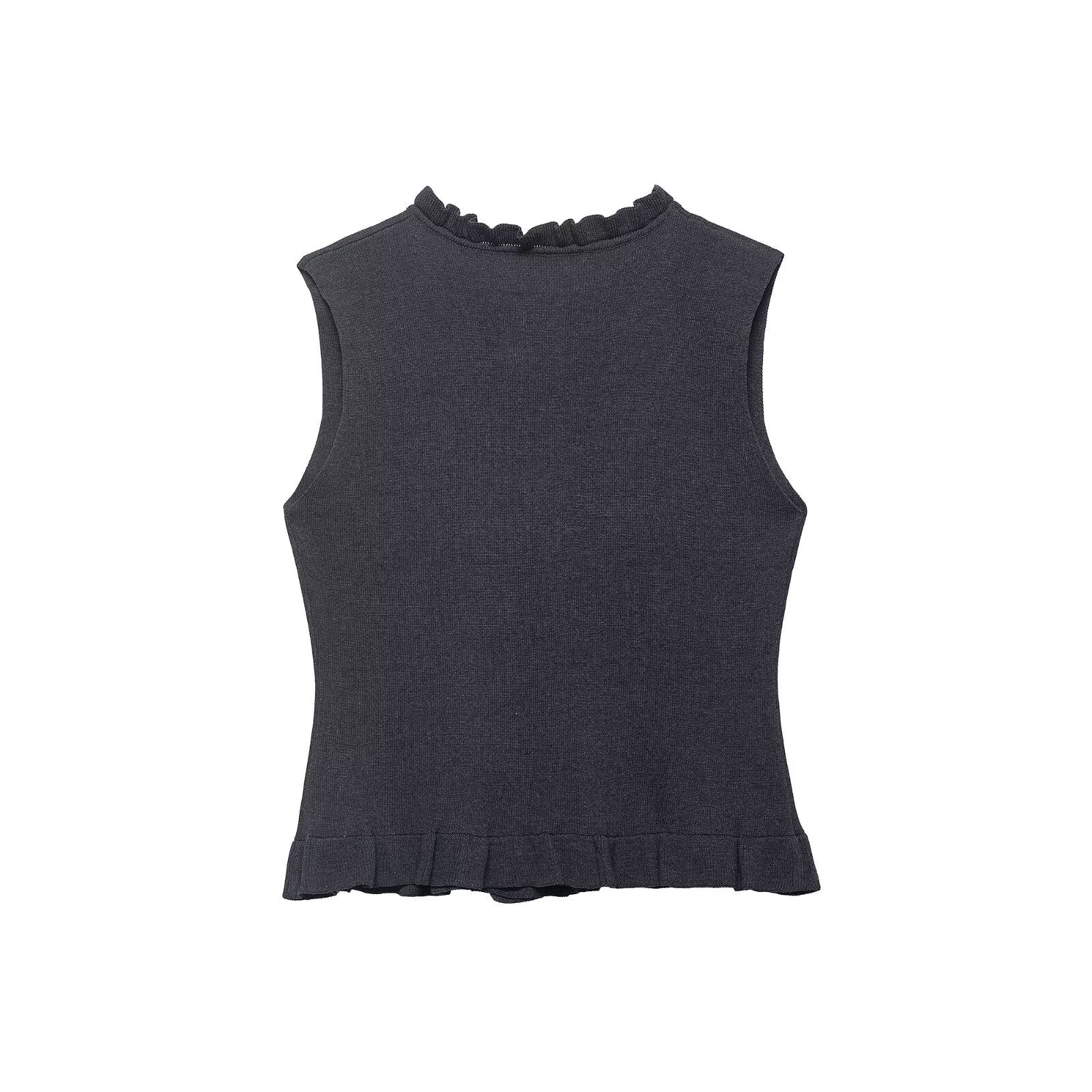 Ruched Soft Sleeveless Top
