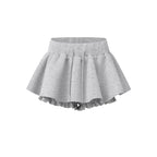 Mini-jupe courte patchwork avec doublure intérieure, jupe patchée