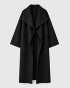 Side-Slit Wool Greatcoat