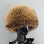 Genuine Fox-Fur Bomber Hat