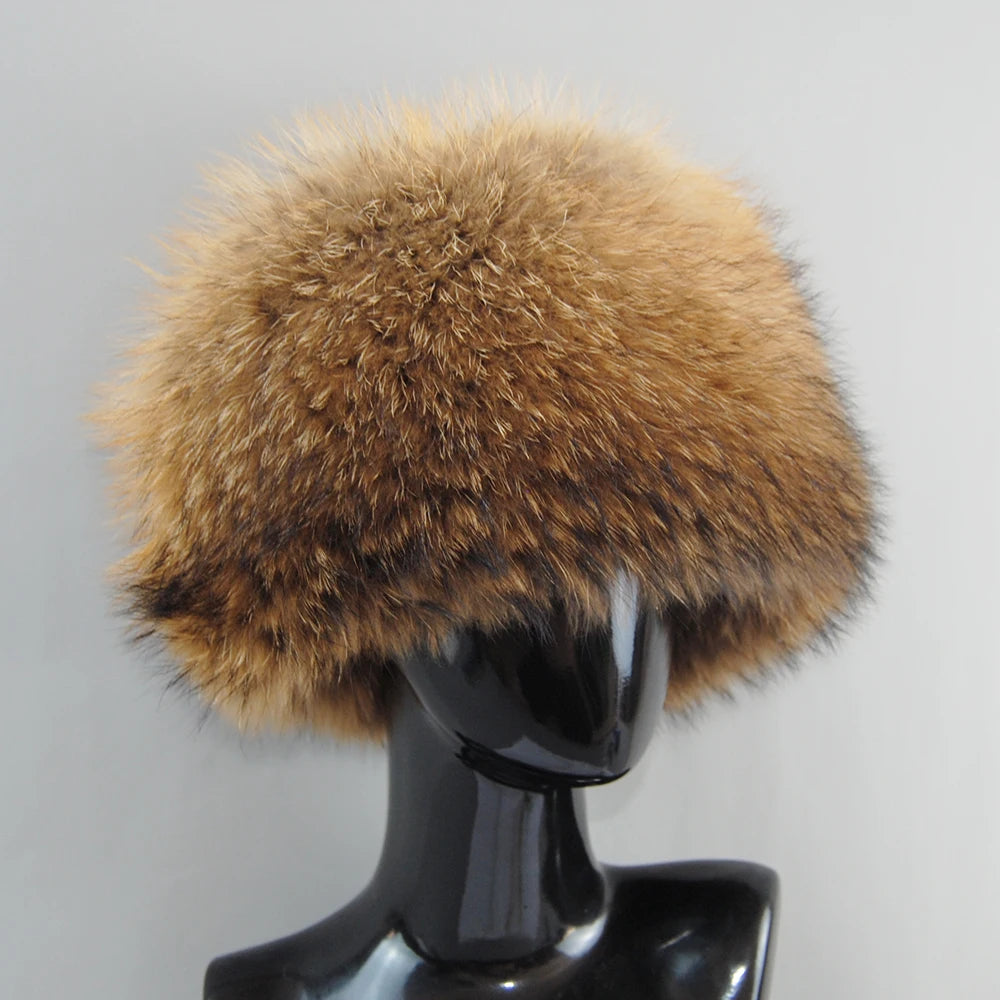 Genuine Fox-Fur Bomber Hat