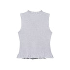 Ruched Soft Sleeveless Top