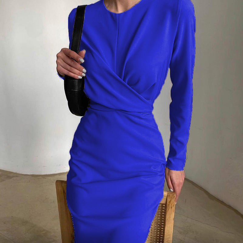 French-Inspired Long-Sleeve Midi Dress — product image 9