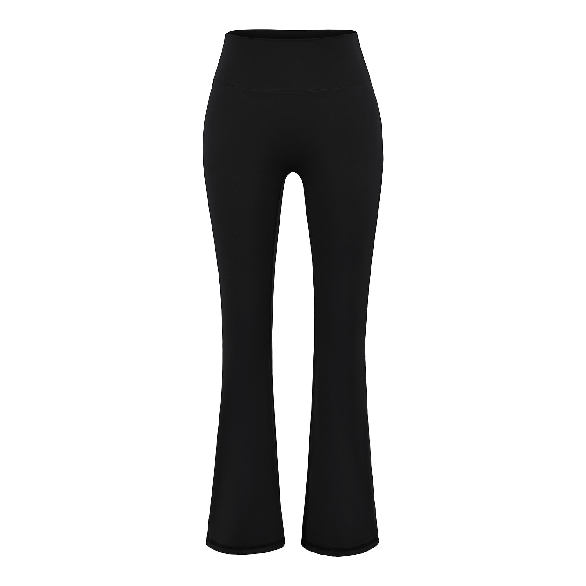 Pantalon évasé gainant pour femme, taille haute léger et respirant pour le yoga
