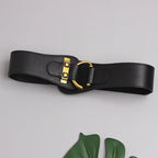 Wide Gold-Buckle Waist Belt product image 23