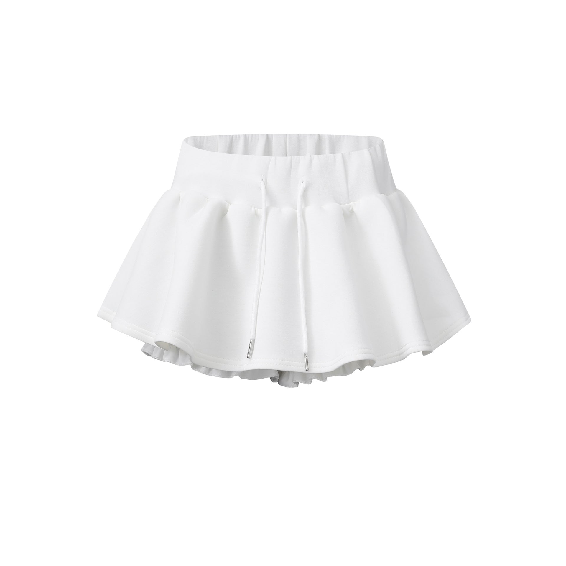 Mini-jupe courte patchwork avec doublure intérieure, jupe patchée