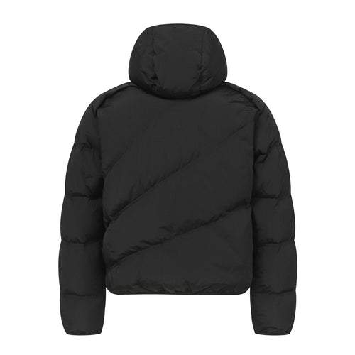 Asymmetric-Zip Puffer Jacket