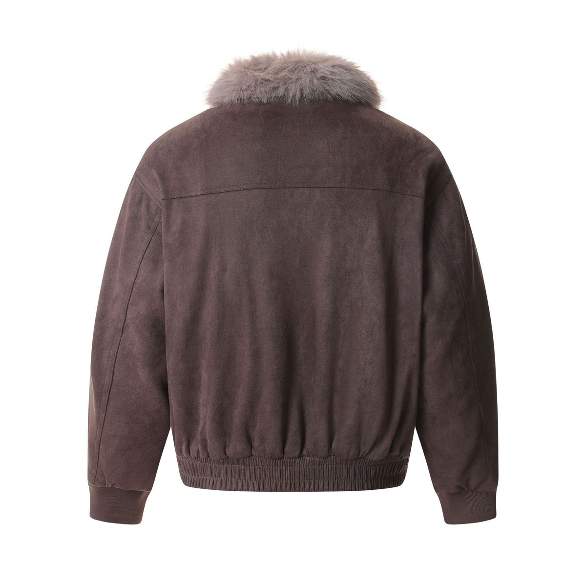 Faux-Suede Shearling Jacket