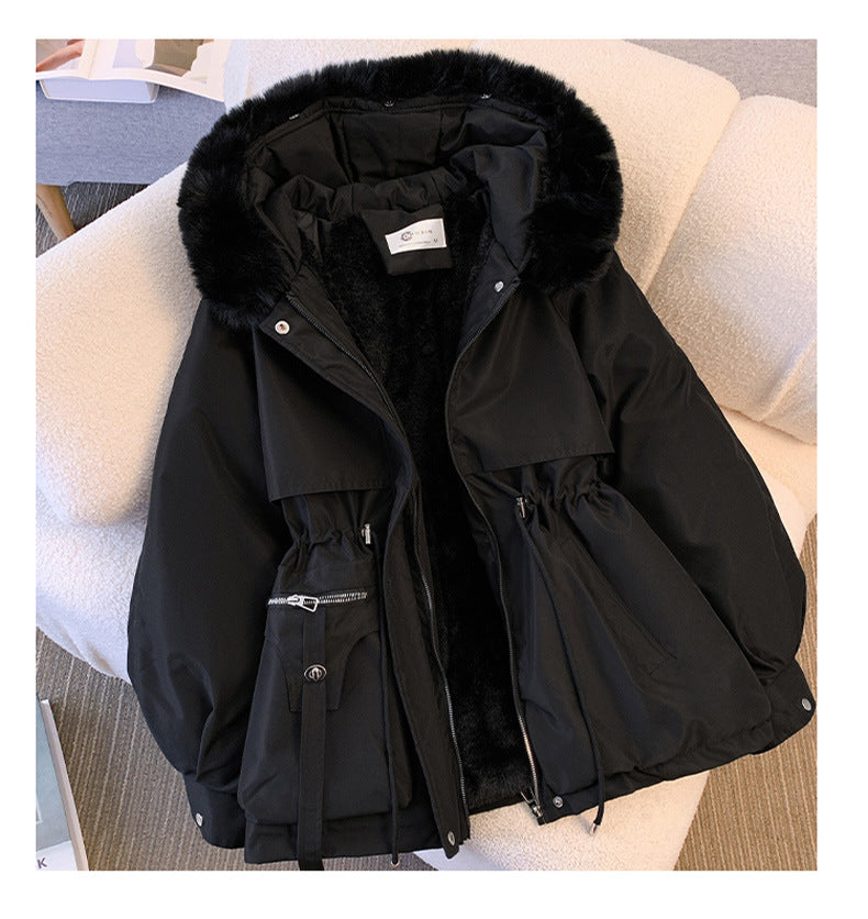 Faux-Fur Trim Hooded Puffer Jacket product image 3