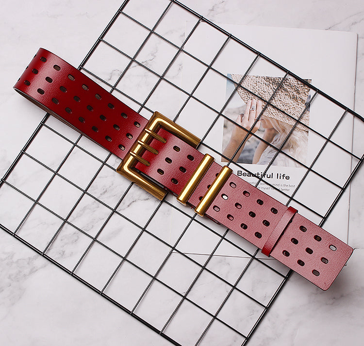 Vintage Double-Buckle Wide Belt product image 20