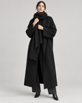 Side-Slit Wool Greatcoat