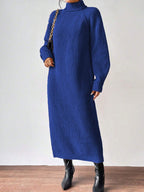 High-Neck Knit Maxi Dress — product image 20
