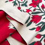 Vintage Floral Faux-Cashmere Scarf
