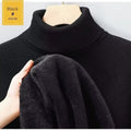 Fleece-Knit Turtleneck Sweater