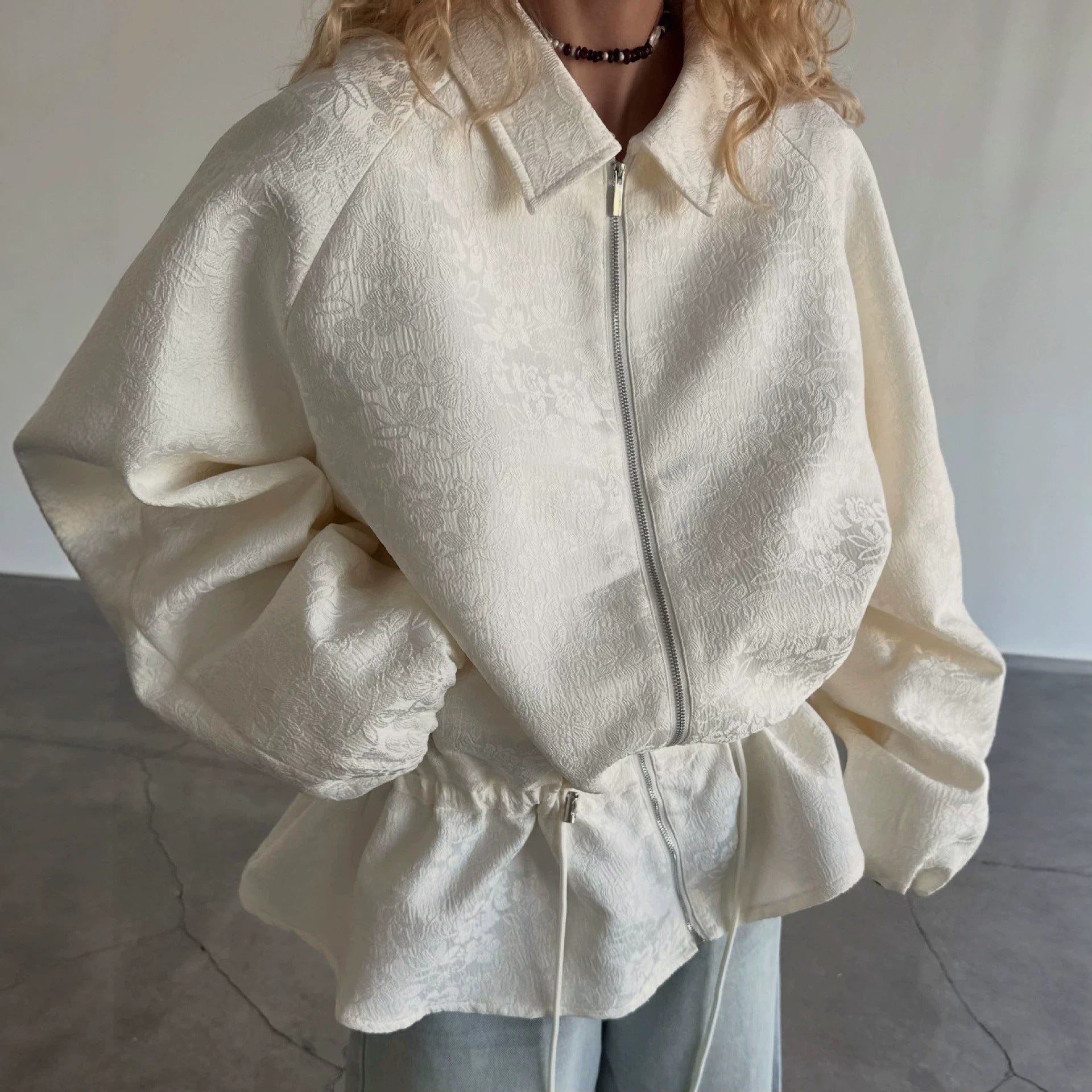 Cropped Waist-Length Jacket