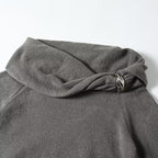 Pull ample en tricot pour femme, style niche, avec sens du design