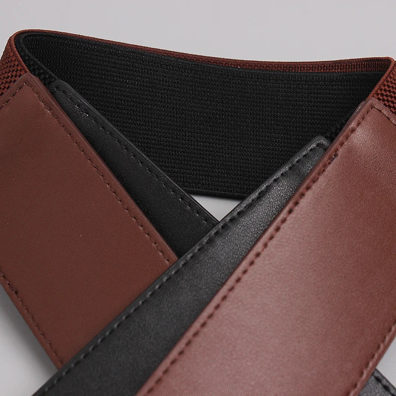 Wide Gold-Buckle Waist Belt product image 28