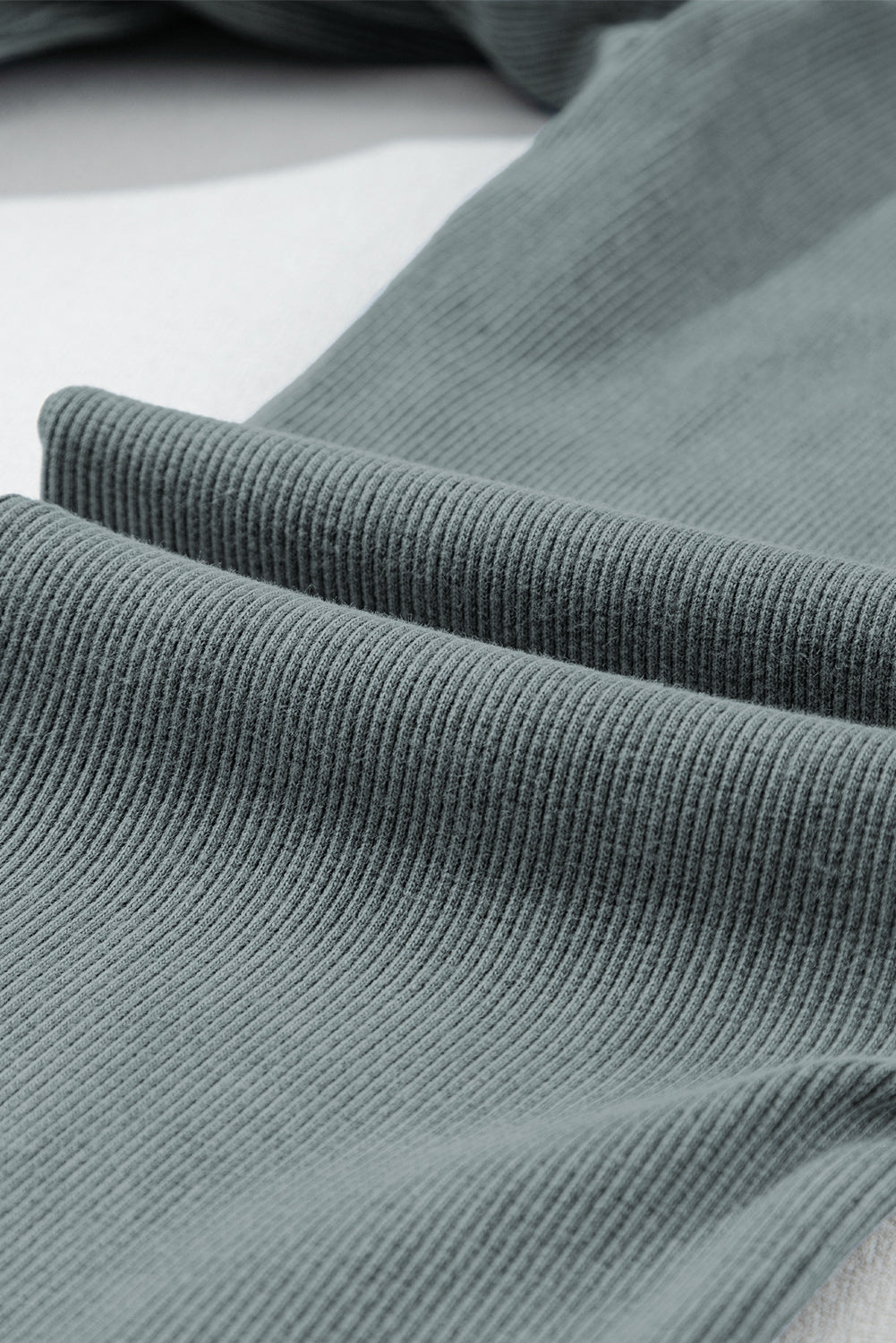 Legging côtelé gris foncé délavé style vintage