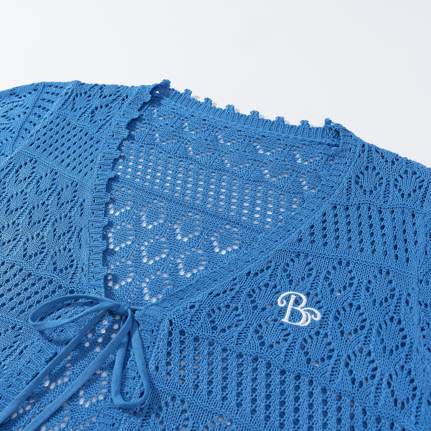 Open-Knit Longline Cardigan