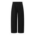 Vertical-Stripe Draped Suit Trousers - view 5