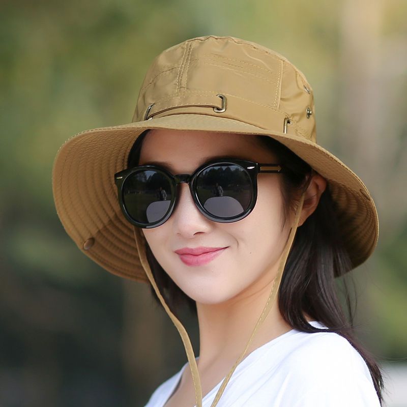 Gorra de sol plegable de ocho botones, circunferencia de la cabeza 54-59cm, transpirable