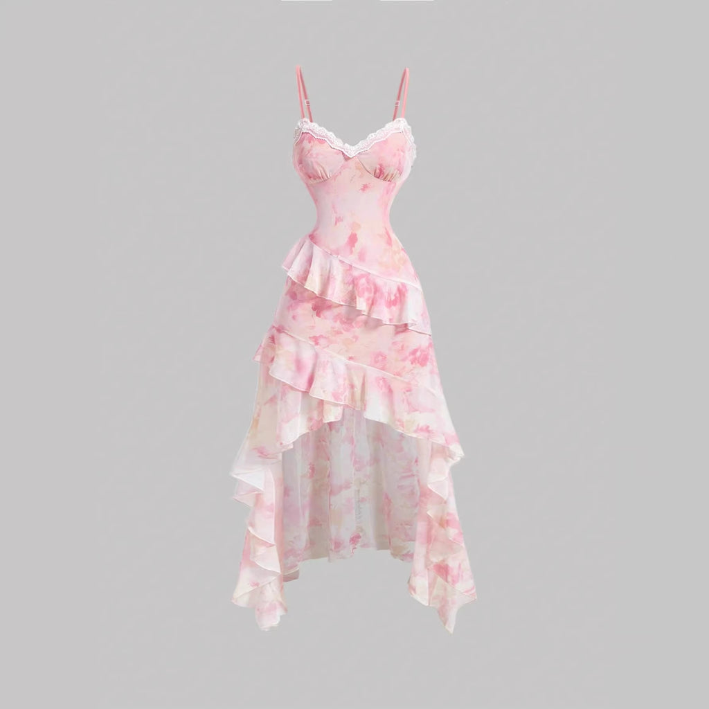 Mesh Camisole Maxi Dress