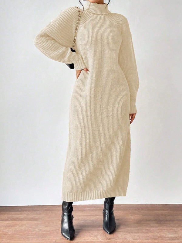 High-Neck Knit Maxi Dress — product image 5