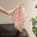 Pink Printed High-Waist Midi Skirt in Floral Print - view 4