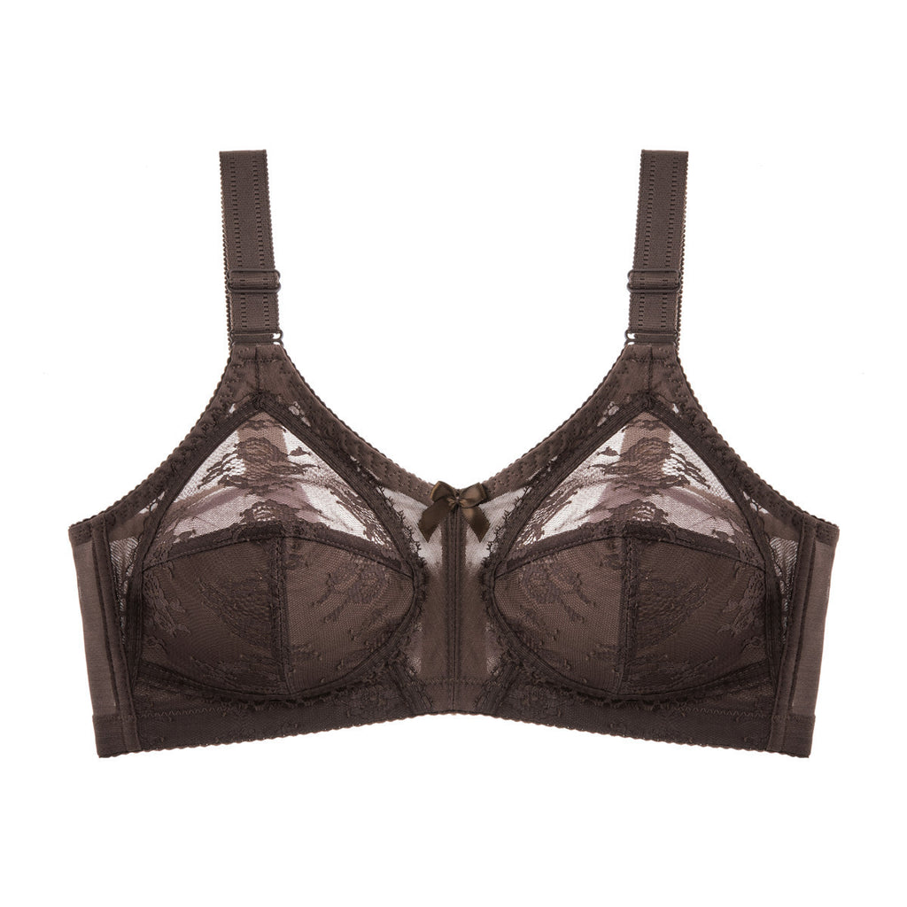 Sheer Lace Wire-Free Plus-Size Bra - view 8