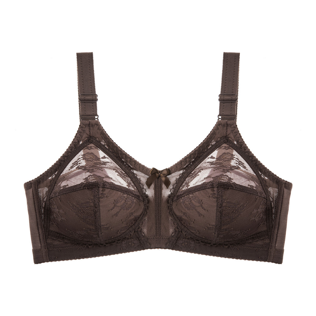 Sheer Lace Wire-Free Plus-Size Bra - view 8