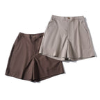 Short décontracté ample en lin, coupe droite