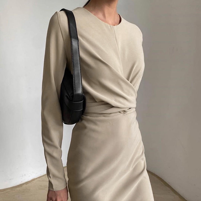 French-Inspired Long-Sleeve Midi Dress — product image 5