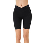 Short en jean taille haute pour femme, extensible et amincissant, décontracté avec poches