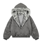 Relaxed Collared Puffer Jacket