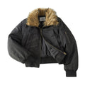 Cropped Hooded Puffer Jacket
