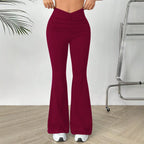 V-Waist Stretch Trousers