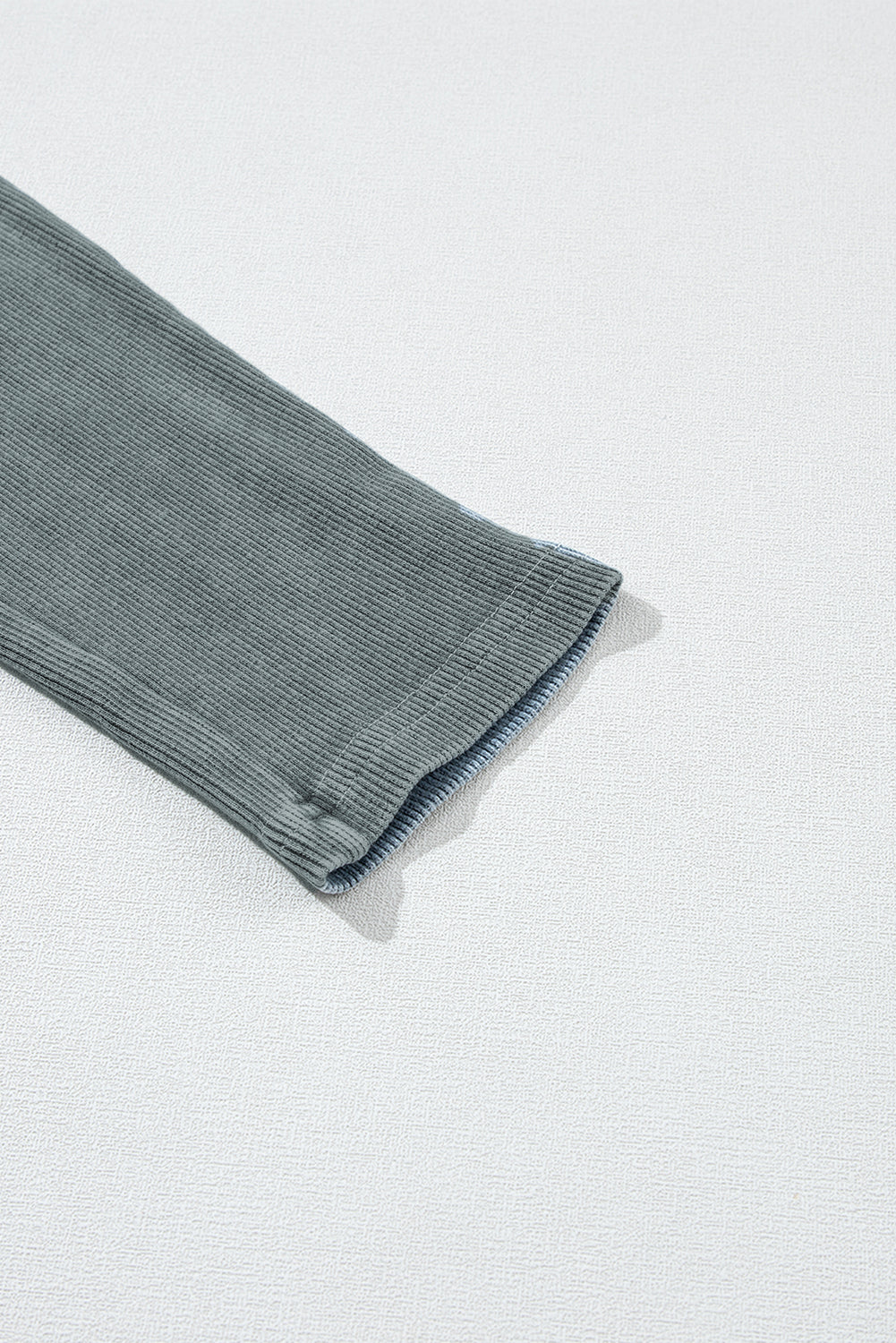 Legging côtelé gris foncé délavé style vintage