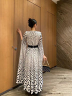 Polka-Dot Slit Maxi Dress — product image 2