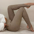 Slim-Fit High-Waist Yoga Leggings