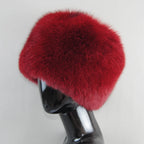 Genuine Fox-Fur Bomber Hat