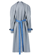 Colour-Block Oversized Parka Coat - view 3