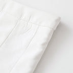 High-Waist Pleated Casual Shorts